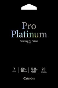 Papier Canon Pro Platinum PT-101, 10x15,  300g/m2, 20 szt.