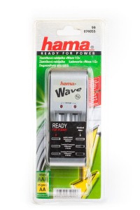 Ładowarka Hama Wave 1/2 do akumulatorów 2x AA lub AAA