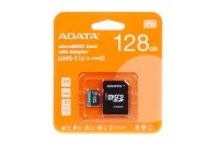 Karta ADATA Premier Pro MicroSDXC 128 GB Class 10 UHS-I/U3 A2 V30 (AUSDX128GUI3V30SA2-RA1)
