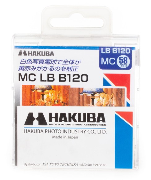 Filtr niebieski Hakuba MC LB B120 58mm CF-B12
