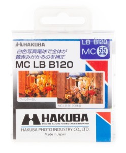 Filtr niebieski Hakuba MC LB B120 55mm CF-B12