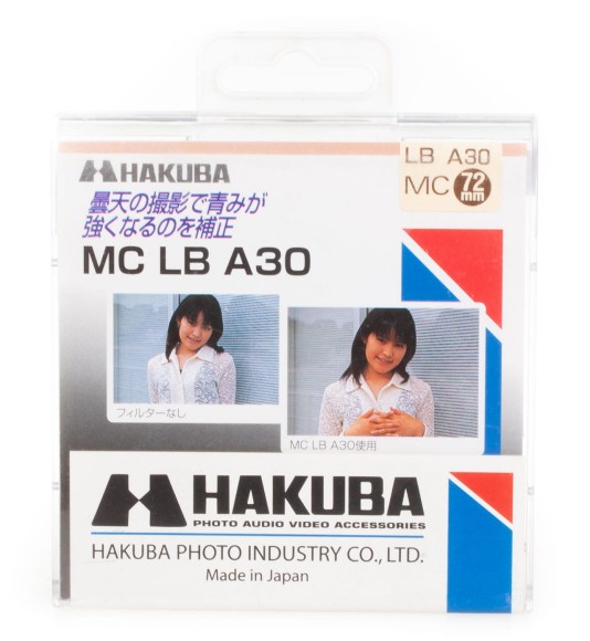 Filtr czerwony Hakuba MC LB A30 72mm CF-A30 ocieplający