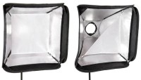 Softbox Commlite 40x40cm na lampy systemowe - powystaowowy - brak dyfuzora