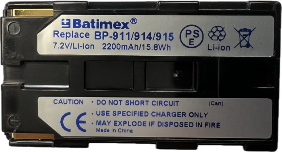 Akumulator Batimex Li-Ion 2200mAh zamiennik Canon BP 911 BP-911 (914/915)
