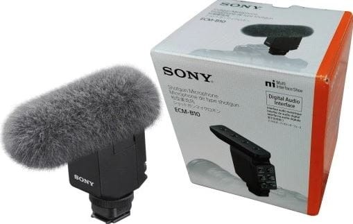 Mikrofon kierunkowy Sony ECM-B10 typu shotgun  