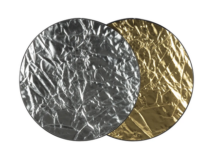 GlareOne Blenda 2w1 srebrno złota, 60cm