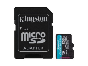 Karta pamięci microSD Kingston 256GB Canvas Go! Plus 170MB/90MB SDCG/256GB