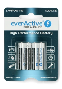 Bateria everActive Pro Alkaline LR03/AAA 1.5V