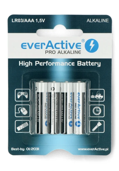 Bateria everActive Pro Alkaline LR03/AAA 1.5V