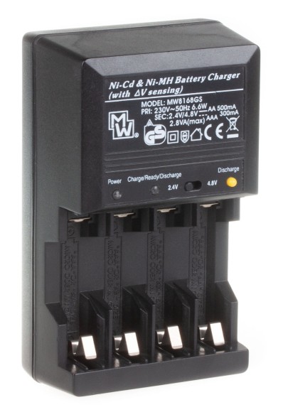 Ładowarka MW8168GS na 2 lub 4 akumulatory AA/AAA |145344|