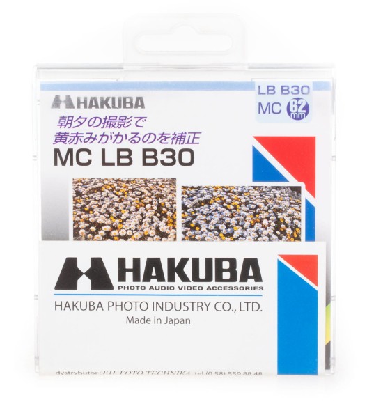 Filtr niebieski Hakuba MC LB B30 72mm