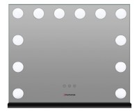 Lustro do makijażu Humanas HS-HM02 z oświetleniem LED - czarne