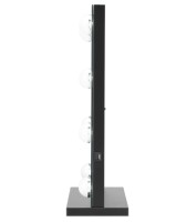 Lustro do makijażu Humanas HS-HM02 z oświetleniem LED - czarne