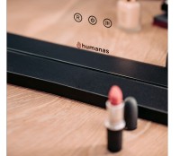 Lustro do makijażu Humanas HS-HM02 z oświetleniem LED - czarne