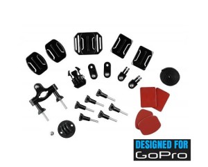Zestaw montażowy 24W1 do kamer GoPro, Redleaf, Drift, Contour, JVC, Sony