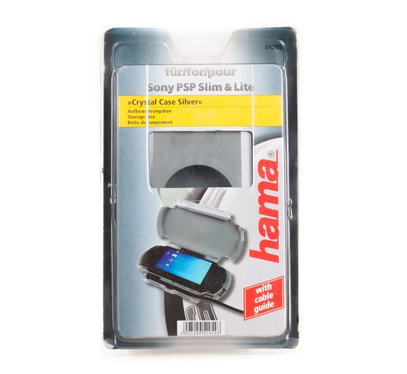 Futerał Hama Crystal Case Silver do Sony PSP Slim i Lite