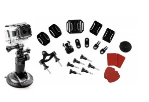 Zestaw montażowy z przyssawką do kamer GoPro, Redleaf, Drift, Contour, JVC, Sony