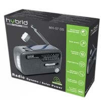 Radio FM Muse MH-07DS - bateria słoneczna, dynamo