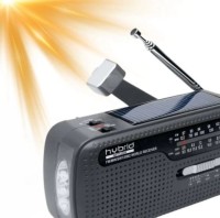 Radio FM Muse MH-07DS - bateria słoneczna, dynamo