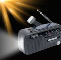 Radio FM Muse MH-07DS - bateria słoneczna, dynamo