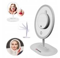 Lusterko do makijażu Humanas HS-ML03 z podświetleniem LED - białe