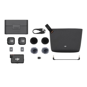 Zestaw mikrofonów bezprzewodowych DJI Mic Mini (2 TX + 1 RX + Etui ładujące)