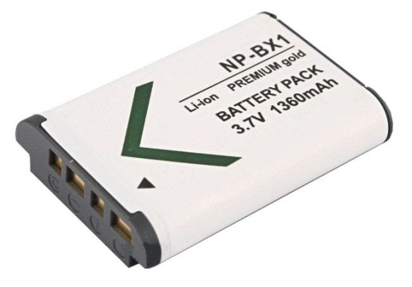 Akumulator Premium Gold NP-BX1 1360 mAh DSC-RX: RX1, RX1 II, RX1R, RX100, RX100 II