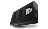 Zestaw ładowarka dwukanałowa Newell DL-USB-C i akumulator LP-E12 do Canon