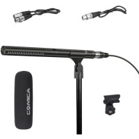 Mikrofon pojemnościowy superkardioidalny shotgun Comica CVM-VP2 XLR Jack