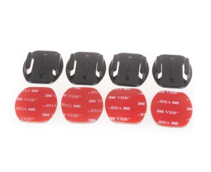 Gopro 4szt Uchwyty + naklejki 3M Flat Adhesive płaskie samoprzylepne