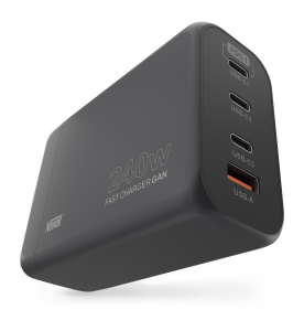 Ładowarka Sieciowa NEWELL GaN 240W 1x USB-A, 3x USB-C Smartfon Laptop