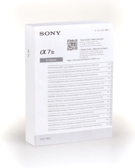Instrukcja obsługi Sony A7III, 45 stron PL - powystawowa