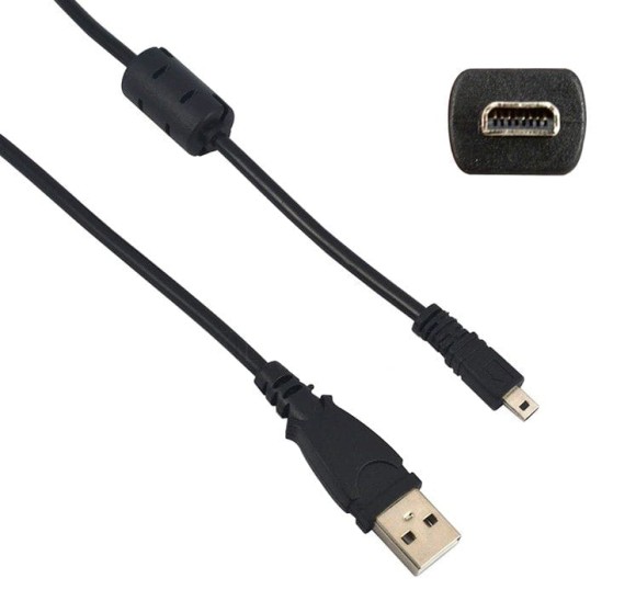 Kabel USB - USB Micro 1.5m UC-E6 (Nikon D3000, D3200, D5000, D5100)