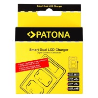 Ładowarka PATONA podwójna Smart do Fuji NP-W126  NP-W126S