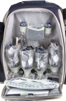 Plecak piknikowy Hama zestaw dla 4 osób, koc, pokrowiec na wino