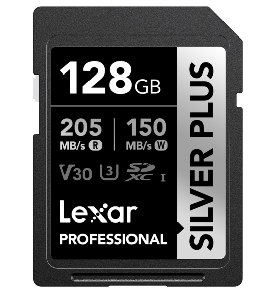 Karta Lexar Professional SDXC Silver Plus 128GB R205/W150