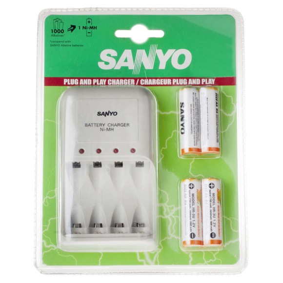 Ładowarka SANYO Battery Charger Ni-MH – Do Akumulatorów AA/AAA