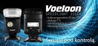 Lampa błyskowa Voeloon 331EX TTL LCD z diodą LED do video do Canon E-TTL II / I
