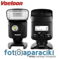 Lampa błyskowa Voeloon 331EX TTL LCD z diodą LED do video do Canon E-TTL II / I