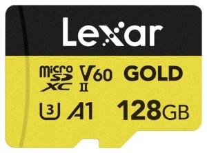Karta pamięci Lexar 128GB MicroSDXC V60 280MB/s 100MB/s
