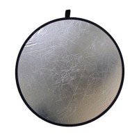 Blenda okrągła 2w1 złoto-srebrna 110cm 