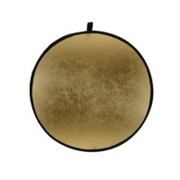 Blenda okrągła 2w1 złoto-srebrna 110cm 