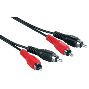 HAMA kabel Audio Cable, 2 RCA plugs - 2 RCA plugs, 2.5 m