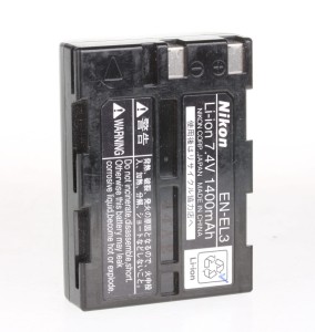 Używany Nikon EN-EL3 oryginalny akumulator Nikon (OEM)