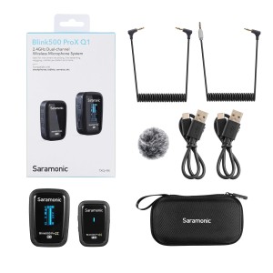 Zestaw do bezprzewodowej transmisji dźwięku Saramonic Blink500 ProX Q1