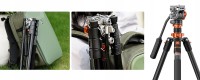 Statyw fotograficzny video K&F Concept K234A7 z głowicą olejową FH-03