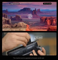 Monitor podglądowy VILTROX DC-550 HD HDMI 3D LUT + akumulator HDMI etui