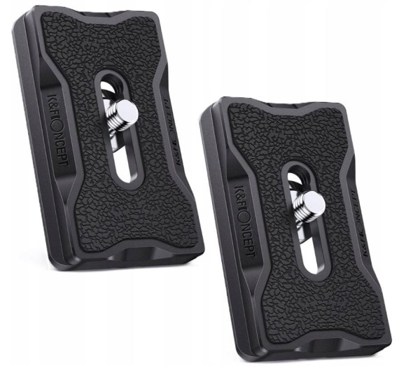2x Szybkozłączka płytka statywowa typu Arca Swiss 1/4" 60mm mocowanie statyw K&F