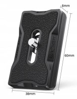 2x Szybkozłączka płytka statywowa typu Arca Swiss 1/4" 60mm mocowanie statyw K&F