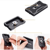 2x Szybkozłączka płytka statywowa typu Arca Swiss 1/4" 60mm mocowanie statyw K&F